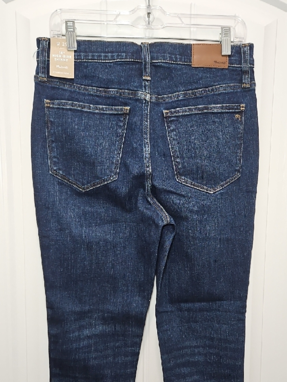 Madewell Dark Denim High Rise Skinny Button-Fly Jeans New - Picture 8 of 11